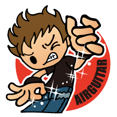 [LINEスタンプ] I LOVE エアギター！ 