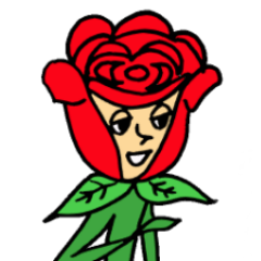 [LINEスタンプ] ばら紳士 