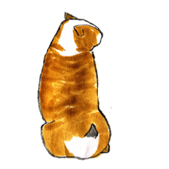 [LINEスタンプ] ブルドッグのリジーさん。 