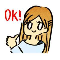 [LINEスタンプ] 強気女と弱気男 