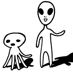 [LINEスタンプ] 宇宙の友達サーノ＆ケニー 