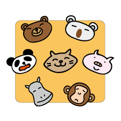 [LINEスタンプ] どうぶつたちの日常 