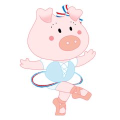 [LINEスタンプ] フランソワーズバレエの発表会 