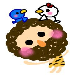 [LINEスタンプ] 原始っ子の日常 