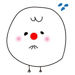 [LINEスタンプ] 白いひよこ 