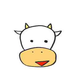 [LINEスタンプ] ホルスタインだってば… 