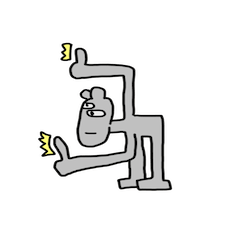 [LINEスタンプ] 灰色な世界 