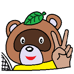 [LINEスタンプ] バドミントン たぬき 