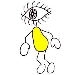 [LINEスタンプ] きょろん 