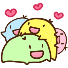 [LINEスタンプ] にこにこぷにまるズ 