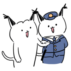 [LINEスタンプ] ホワイトからかるさん 