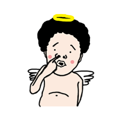 [LINEスタンプ] お前の天使 