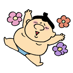[LINEスタンプ] おすもうさんですよ。 