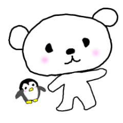 [LINEスタンプ] つくねとペンギンちゃん 