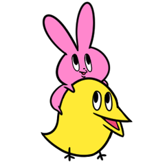 [LINEスタンプ] ぬるぬるうさぎ2 