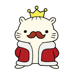 [LINEスタンプ] ハム王 