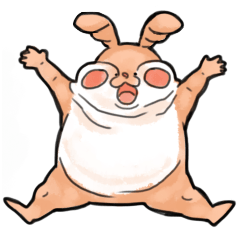 [LINEスタンプ] つぶらな瞳の生き物 