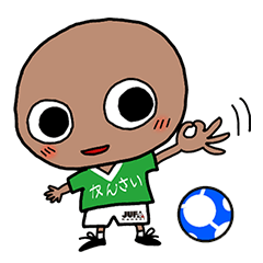 [LINEスタンプ] 関西学生サッカー坊主くん 公式スタンプ 