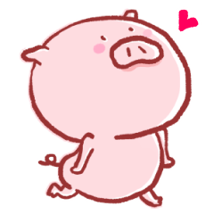 [LINEスタンプ] ぶたです。 