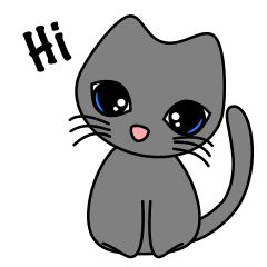 [LINEスタンプ] 猫のグリス 