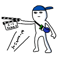 [LINEスタンプ] 撮影の現場から 
