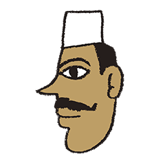[LINEスタンプ] 気取らないマレー人 