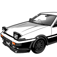 [LINEスタンプ] 車(1990年代スポーツカー)車バイクシリーズ fetchpriority=high