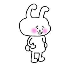 [LINEスタンプ] しろうさsan 