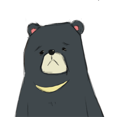 [LINEスタンプ] となりのくま 