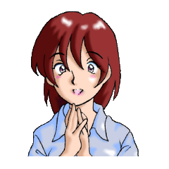 [LINEスタンプ] 私の彼女はOLの「王エル子」さん 