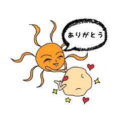 [LINEスタンプ] 芋ギャ＆林檎姫 