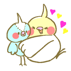 [LINEスタンプ] オカメインコのピヨと仲間たち 