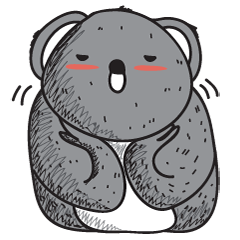 [LINEスタンプ] Tiny Koala 