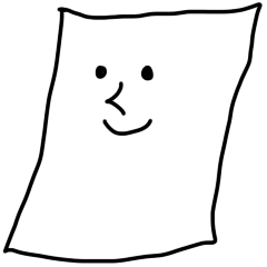 [LINEスタンプ] 紙くん 