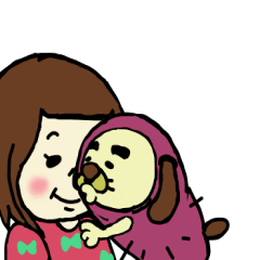 [LINEスタンプ] こまるちゃんとさつまいぬ 