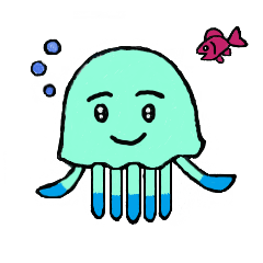 [LINEスタンプ] クラゲッティと仲間たち 