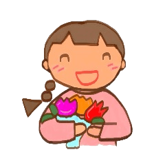 [LINEスタンプ] 敬語おさげちゃん 