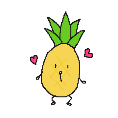 [LINEスタンプ] パイナップルの日常 