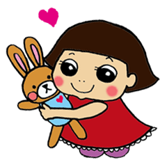 [LINEスタンプ] おかっぱうめこ 