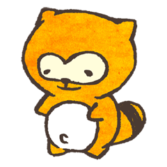 [LINEスタンプ] たぬろー 