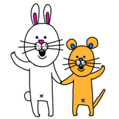 [LINEスタンプ] うさぎだよ。 