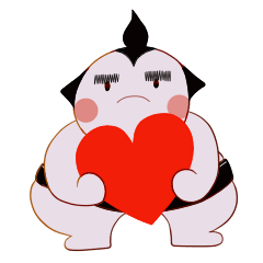[LINEスタンプ] げじまゆ力士 