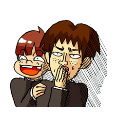 [LINEスタンプ] タケオとゆかいな学園仲間たち 