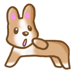[LINEスタンプ] コーギーさんのおしゃべりスタンプ 