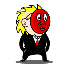 [LINEスタンプ] 謎の仮面マス君 