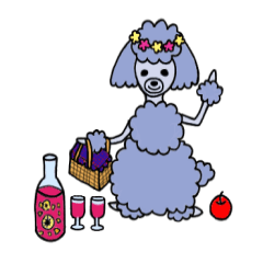 [LINEスタンプ] もこもこプーちゃんの日常 
