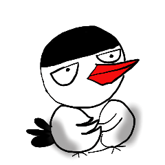 [LINEスタンプ] 文鳥のエビちゃんの気持ち 