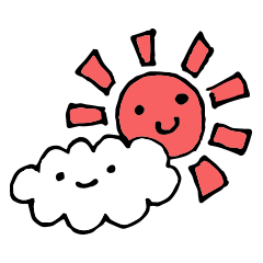 [LINEスタンプ] ふわふわくもさん 