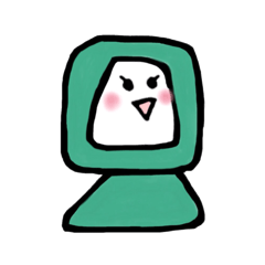 [LINEスタンプ] ゆるゆるデスクトップちゃん 
