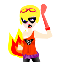 [LINEスタンプ] Sunglasses women 